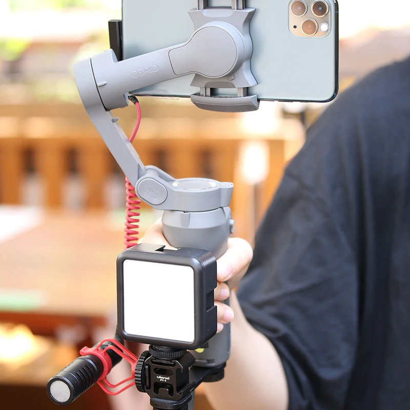 Ulanzi VL49 Mini luz de vídeo blanca 2000mAh LED fotografía teléfono Selfie lámparas de relleno 5500K iluminación vídeo para transmisión en vivo Vlog - imagen 4