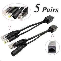 Cable Adaptador Divisor POE 5,5x2,1mm - 5V/12V/24V/48V
