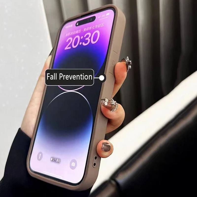 Lindo INS 3D amor corazón funda de teléfono de silicona para iPhone 17 16 15 Pro Max 16E funda iPhone 14 13 12 11 16 Plus 7 8 cubierta a prueba de golpes - imagen 5