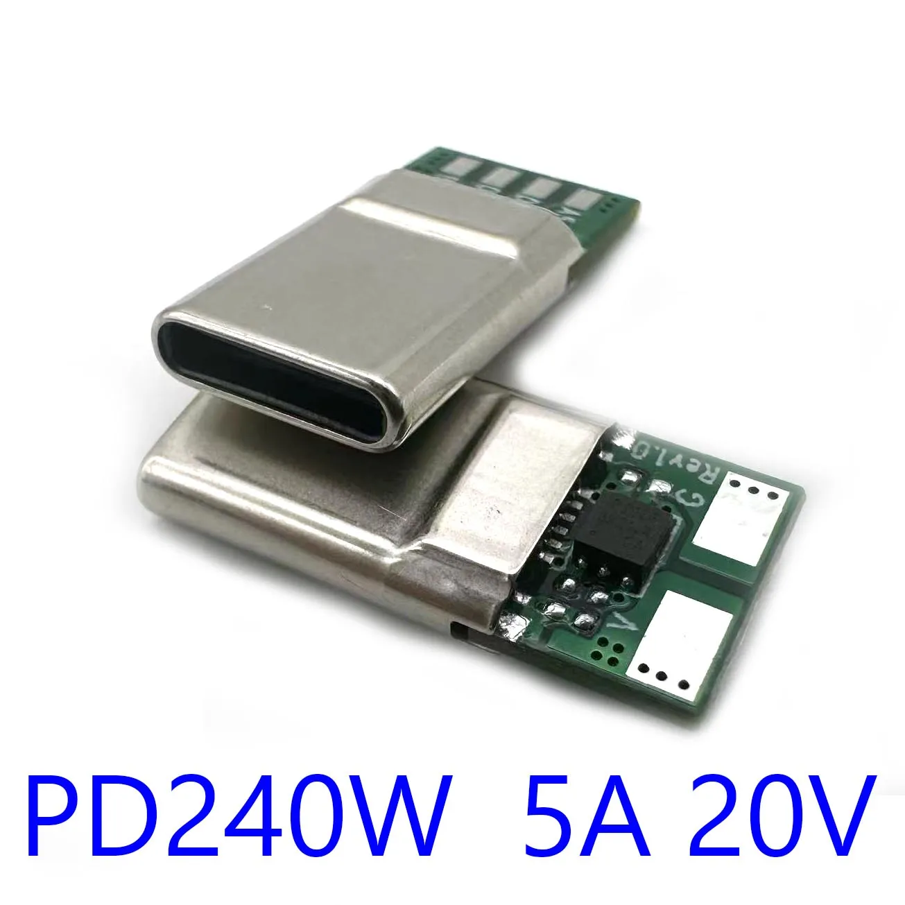 1-10 juegos de enchufe de placa PCB USB 3,1 tipo C PD 240W conector adaptador de receptáculo macho de 16 pines a Cable y Cable de soldadura - imagen 2