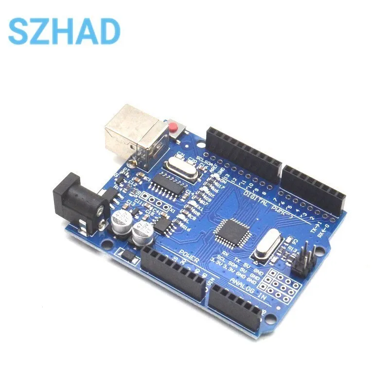 Para UNO R3 MEGA328P CH340 CH340G ATMEGA16U2 + MEGA328P Chip para UNO R3 Placa de Desarrollo + CABLE USB módulo IC briy Kit - imagen 5