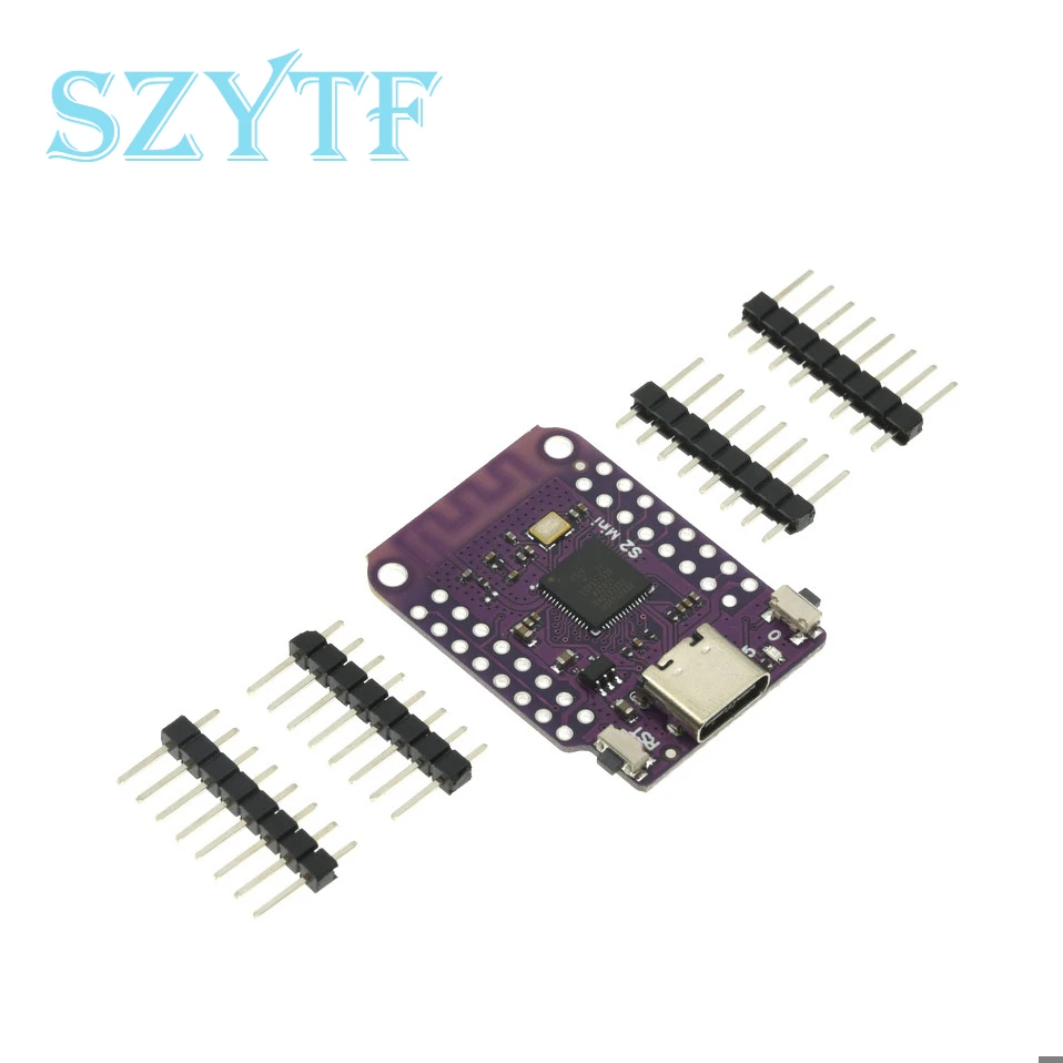 Placa IOT Mini V1.0.0 ESP32 S2, WIFI, ESP32-S2FN4R2, 4MB, FLASH, 2MB, PSRAM, Compatible con Arduino MicroPython - imagen 3