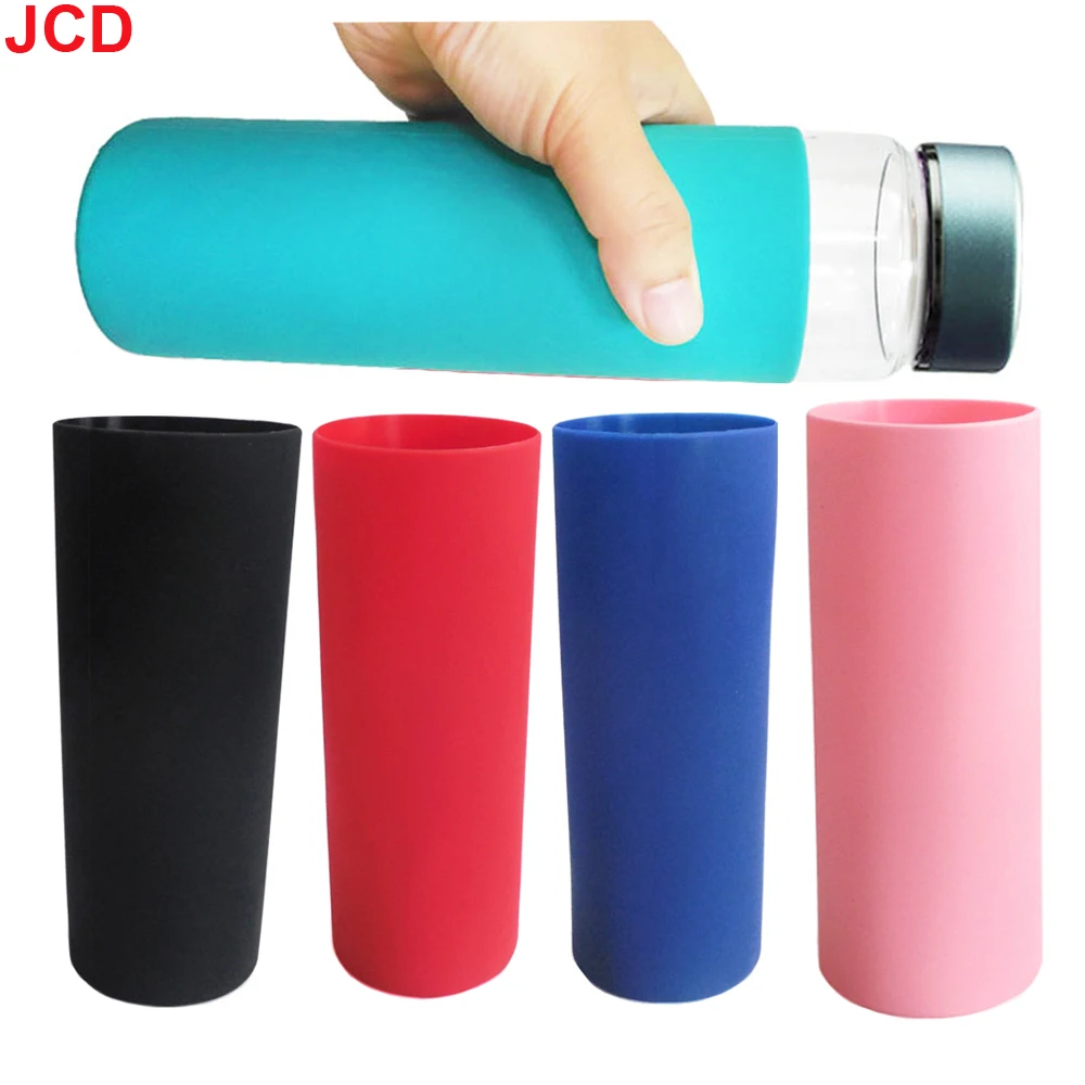 JCD-funda de silicona suave para botella protectora de vidrio de 7,5 ml, aislamiento térmico, antideslizante, sin olor, 1 piezas, 750 cm, 85G