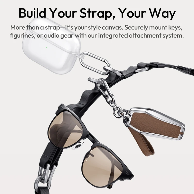 ​ Ulanzi YF01 Y-Flex Correa para cámara/teléfono Correa para el hombro Correa para la muñeca con cable de transferencia de datos tipo C para fotografía al aire libre - imagen 5