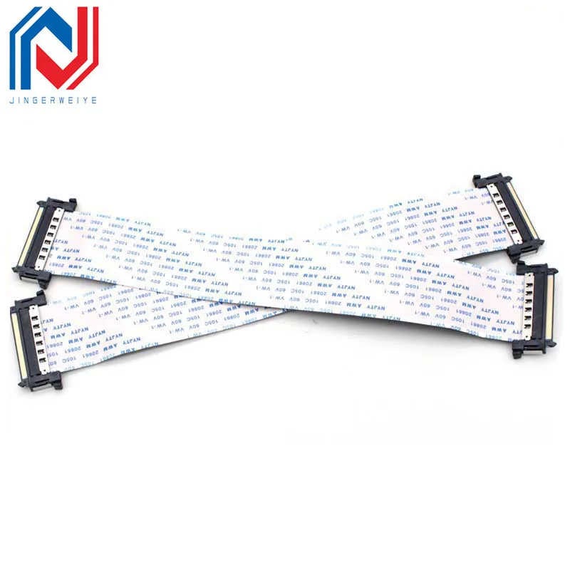 Cable de cinta LCD de alta definición 41Pin 51Pin 4K LVDS AWM 20861 20706 105C 60V VW-1 V-by One 41P 51P FFC FPC doble cabezal - imagen 2