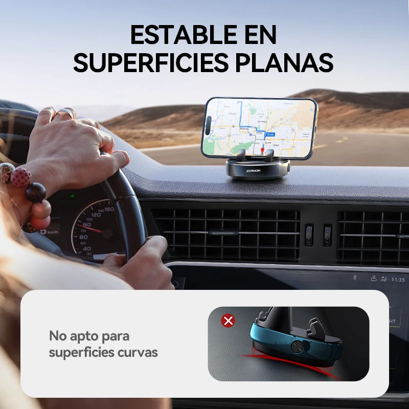 Joyroom-soporte para salpicadero de coche, soporte de navegación para coche con una sola mano para teléfonos de 4,7-7 pulgadas 360 °   Rotación JR-ZS330 - imagen 4
