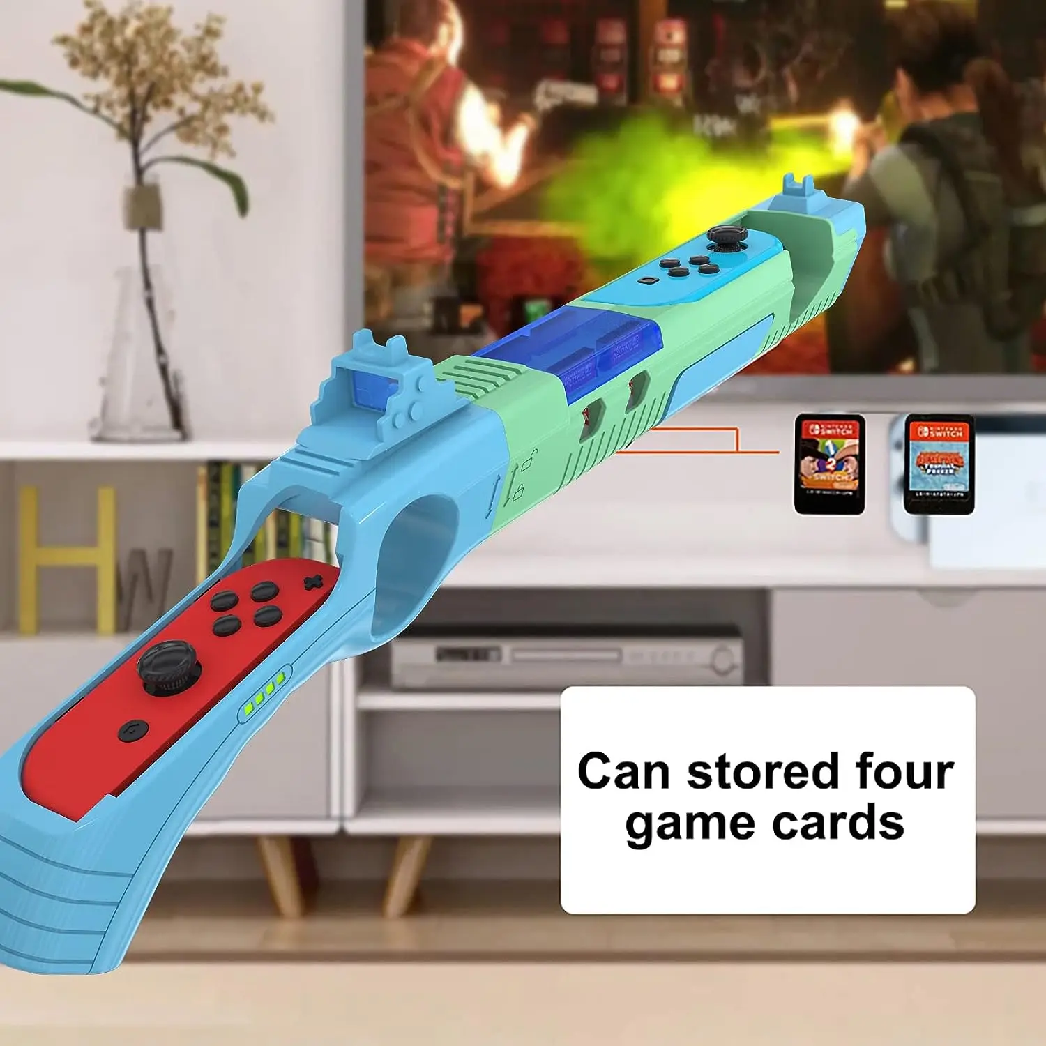 Controlador de pistola de juego de disparo Switch para Nintendo Switch/juegos de caza OLED pistola de Nintendo Switch - imagen 2