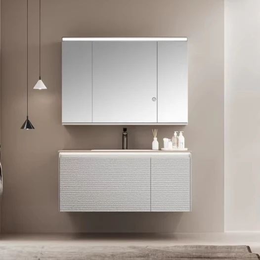 Muebles de baño de diseño moderno, espejo colgante de pared, mueble de baño, juego de espejo de maquillaje para Hotel, apartamento, dormitorio y baño - imagen 2