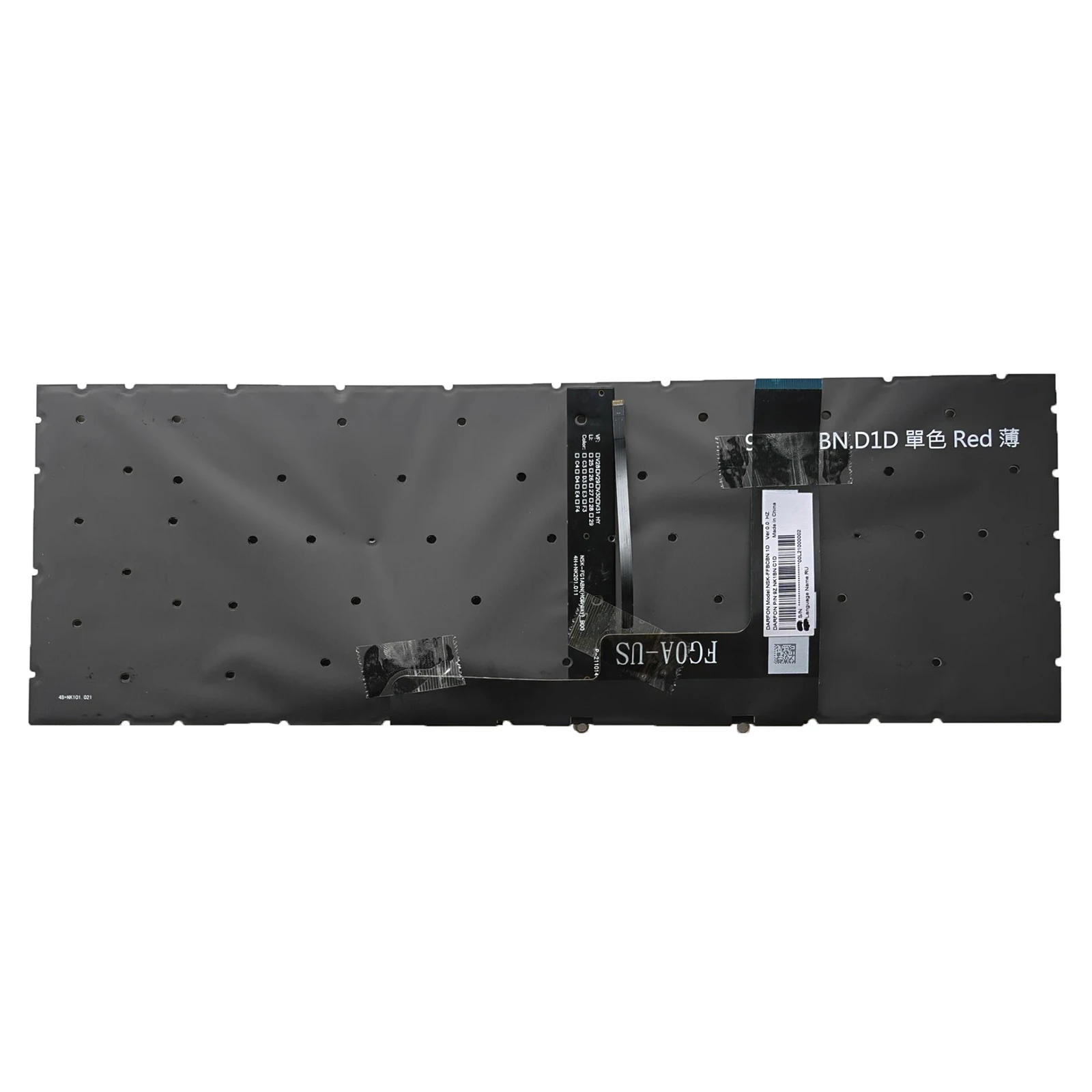 Teclado de EE. UU. Para MSI GF66, MS-1582, GF76, GL76, 66 MS-17L1, MS-17H3, retroiluminado, blanco, nuevo - imagen 2