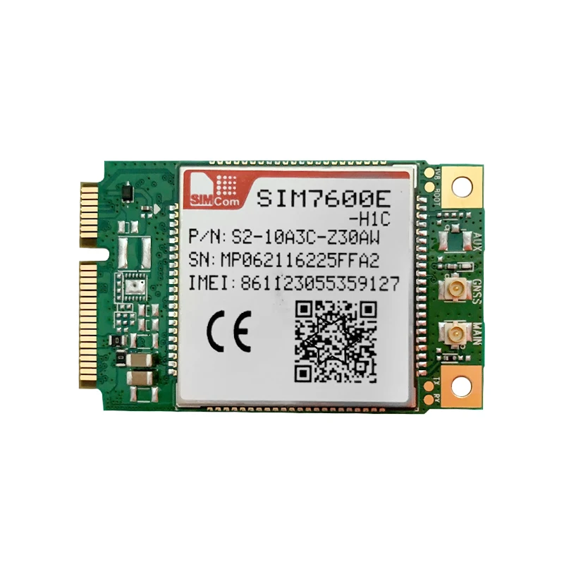 El módulo SIMCOM SIM7600E-H Mini PCie LTE Cat4 reemplaza el módem Quectel EC25-E multibanda LTE-FDD/LTE-TDD/HSPA+/UMTS/EDGE/GPRS/GSM - imagen 3