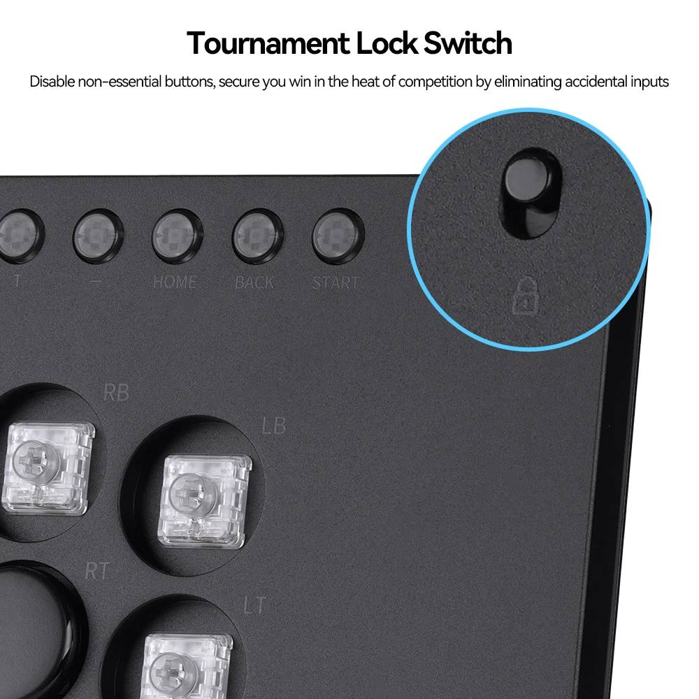 Alta42-COSMOX M Ultra Arcade Joystick Hitbox para Ps4 Ps5 Steam PC Switch controlador sin palanca teclado para juegos de lucha - imagen 5
