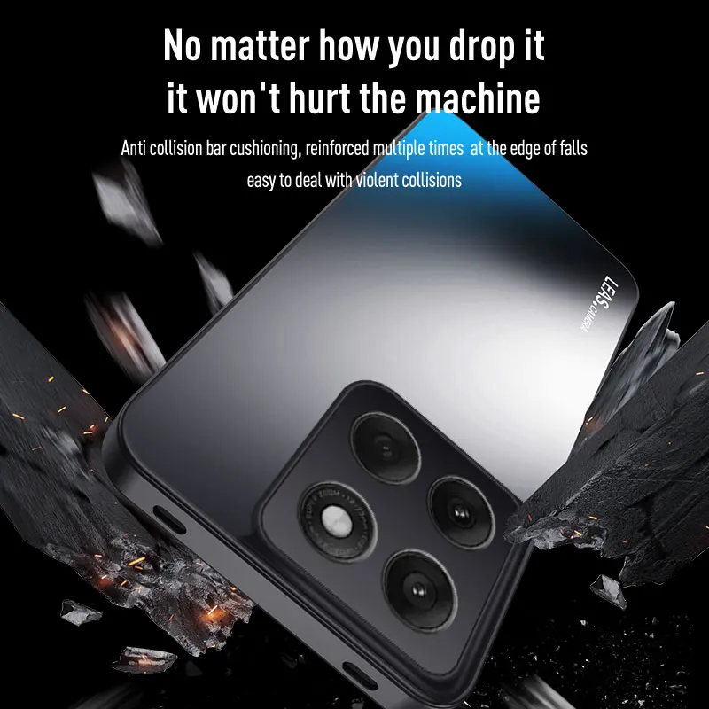 Funda mate para Huawei Honor Power, funda anticaída de protección de lente dura AG con sensación de piel de lujo para Huawei Honor Power - imagen 4