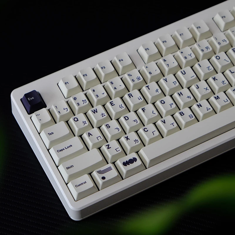 GMK-Juego de tapas de teclado mecánico CYL Creme, teclas de sublimación de tinte PBT, perfil de cereza para teclado mecánico MX Switch, 61, 68, 75, 84, 980, 1 Juego - imagen 5
