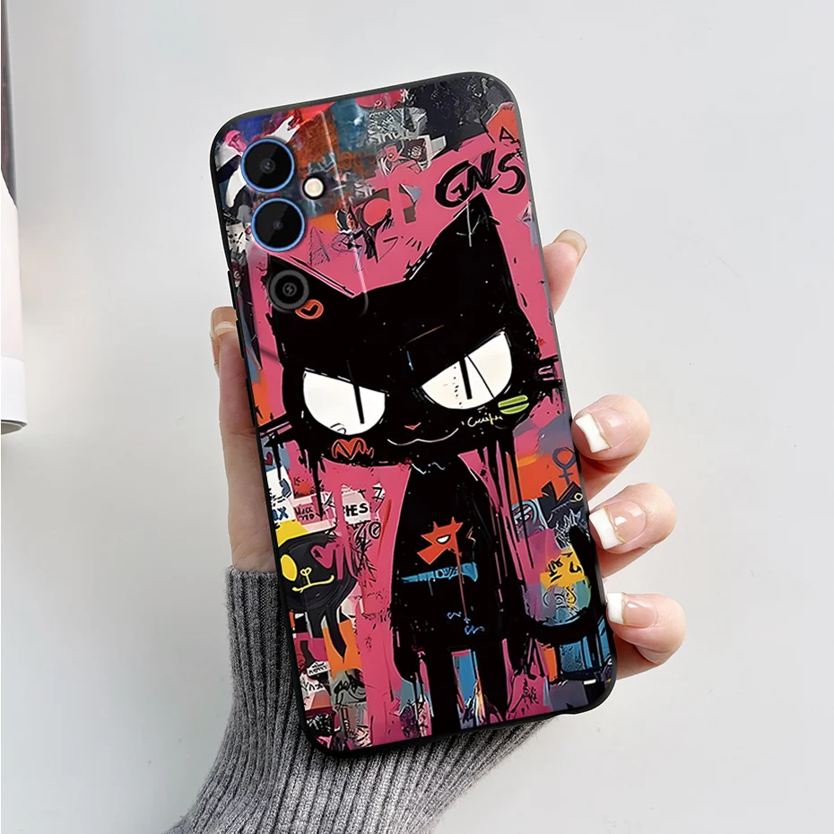 Para Tecno Pova Neo 2 funda Pova Neo2 LG6n funda negra TPU funda de teléfono de silicona suave para Tecno Pova Neo 2 Coque Fundas protectoras - imagen 4