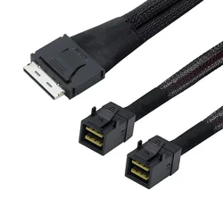 Cable OCuLink SFF-8611 8i a SFF-8643 SAS para servidor