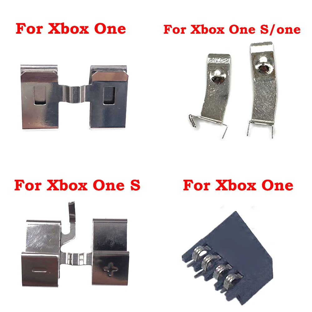Pieza de Clip de contacto de batería de repuesto, resorte de soporte de batería para Xbox One S, controlador Xbox Series X S
