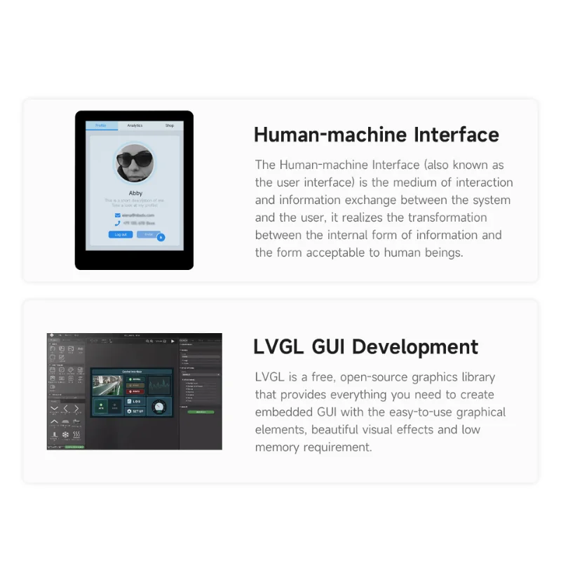 Waveshare ESP32-S3 Placa de desarrollo de pantalla IPS de 2,8 pulgadas tipo B 480X640 pantalla táctil ESP32 soporte de pantalla ESP-IDF Arduino IDE - imagen 3