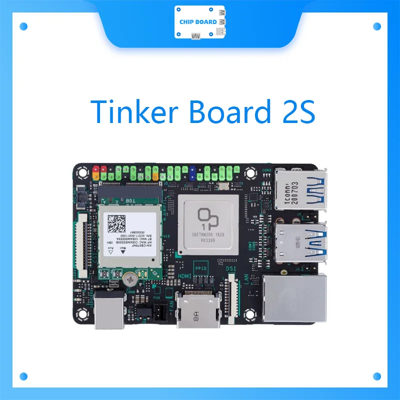 ASUS-Placa de Tinker 2S Rockchip RK3399, ordenador individual basado en brazo, SBC, compatible con Android 10, Ubuntu Tinkerboard 2S, Tinker2S