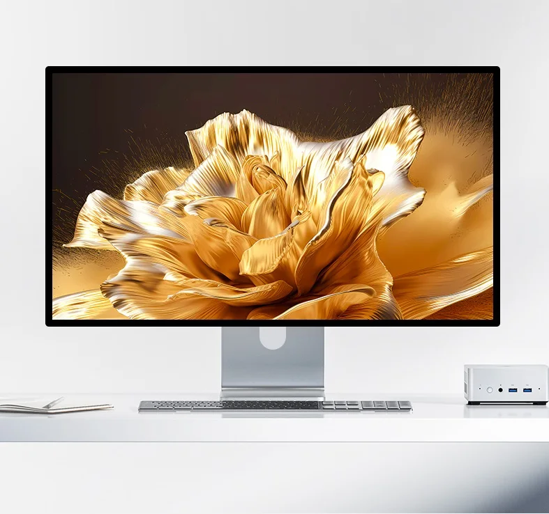 Pantalla 5K de 27 pulgadas TYPE-C Thunderbolt para Mac LCD Monitor aleación de aluminio 60Hz pantalla brillante IPS KUYCON G27XSE - imagen 3