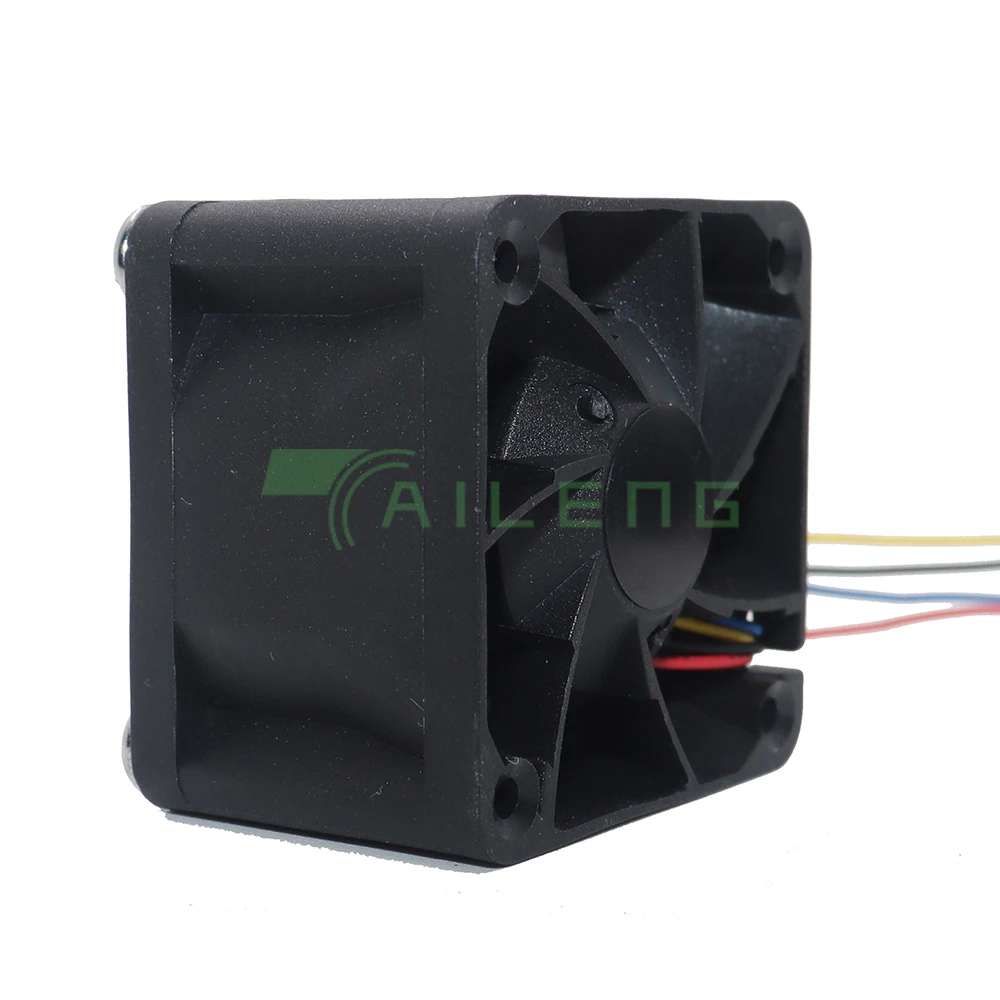 Potente ventilador de refrigeración de 40mm y 4cm con red protectora 4028 12V 1A DBTB0428B2G 40*40*28mm rodamiento de bolas doble 4 cables 4 pines PWM - imagen 3