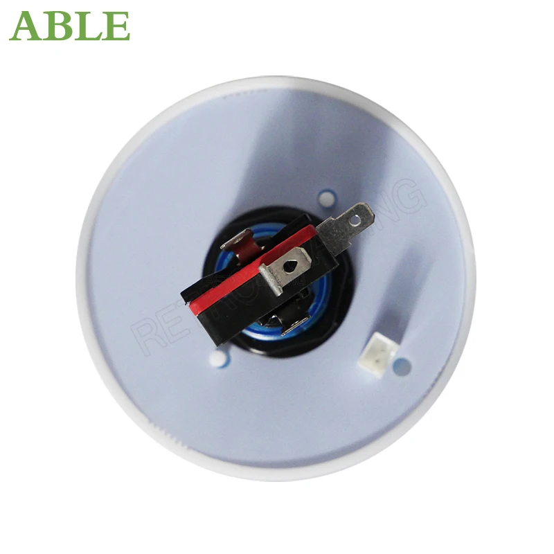 1 Uds. Botón pulsador de juego Arcade, botón convexo de 60MM, bisel de diamante azul, contiene bombilla de tuerca de soporte para máquina Arcade, Joystick DIY - imagen 5