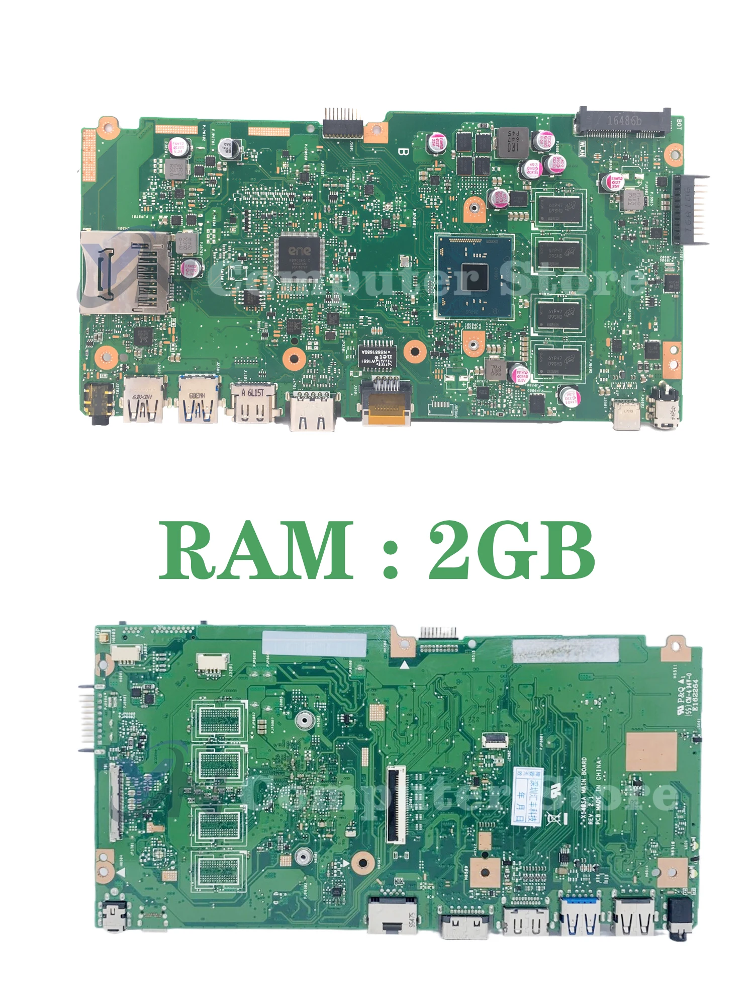 Placa base X540SA para ASUS PLACA X540SAA X540S F540S X540 REV 2,1 N3050 N3700 N3710 CPU 2G/4GB/8G placa base para ordenador portátil - imagen 3