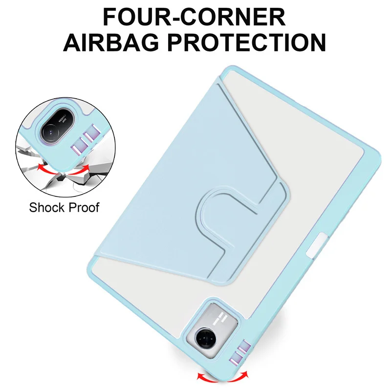 Funda con rotación de 360 grados para Lenovo Xiaoxin Pad 11 2025, funda con portalápices para Xiaoxin Pad 2025, funda para tableta TB335FC de 11 pulgadas - imagen 5