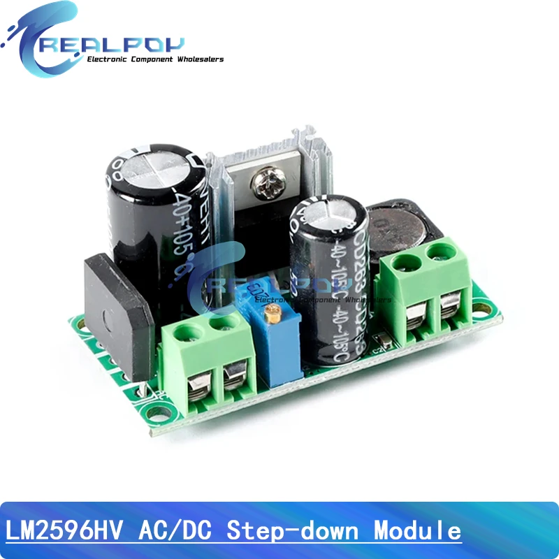Módulo convertidor reductor AC/DC a DC LM2596HV 3v 3,3 V 5V 6V 9V 12V 15V 24V DC 5V-50V fuente de alimentación reductor ajustable 3A