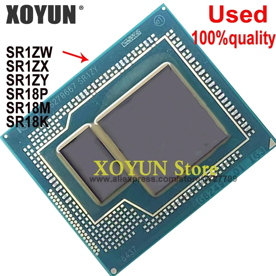 Prueba de 100% SR1ZW I7-4700HQ SR1ZX I7-4870HQ SR1ZY I7-4980HQ SR18K I7-4770R SR18P I7-4570R SR18M I7-4670R Chipset BGA