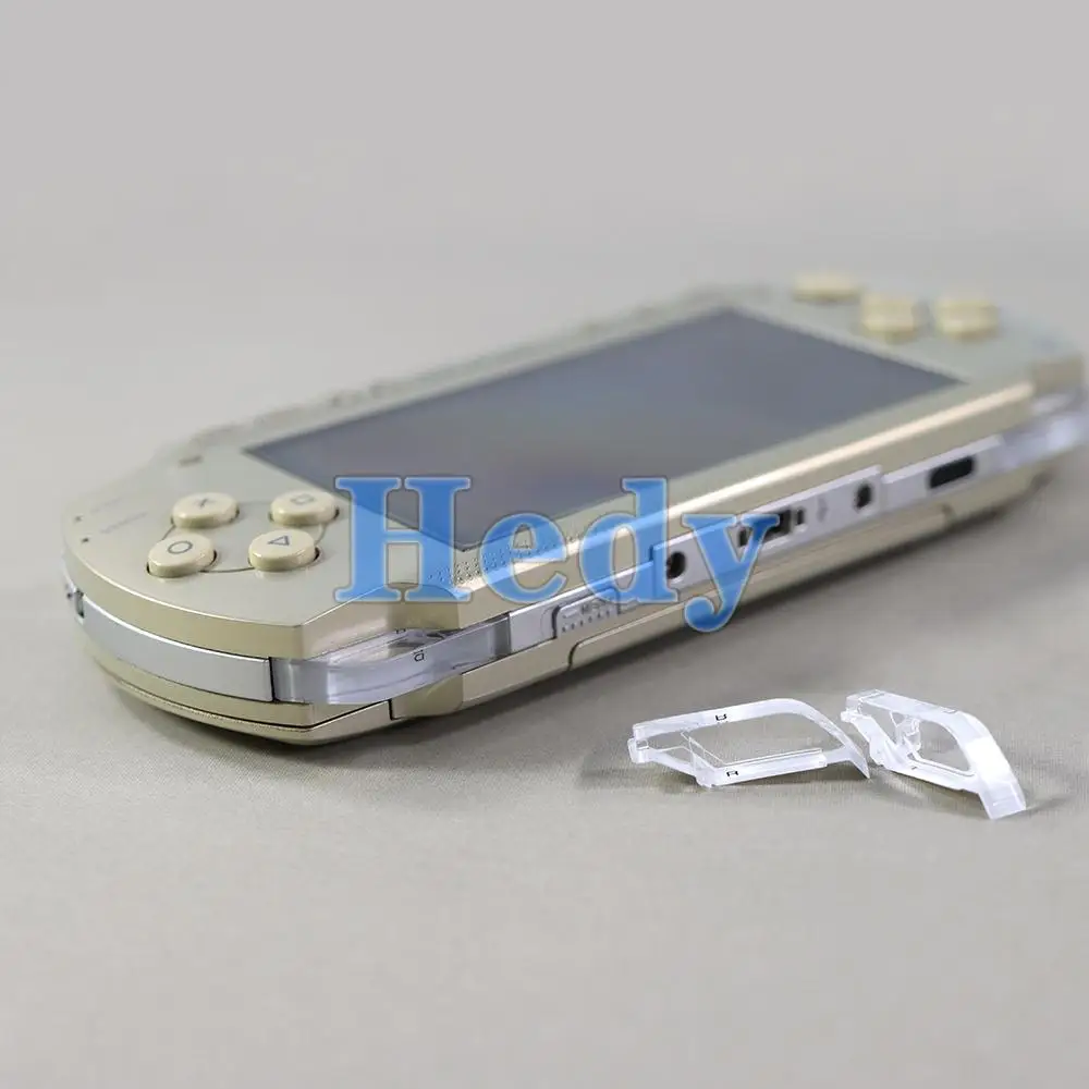 1 Juego de teclas de botón izquierdo y derecho originales para Sony PSP 3000 2000 1000 LR, botones de disparo, botón transparente para PSP1000 PSP2000 PSP3000 - imagen 5