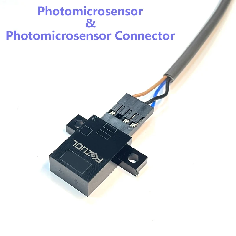 Interruptor fotomicrosensor reflectante NPN Light-ON Dark-ON 3 polos 5-24VDC conector fotomicrosensor con Cable GD1-F/T01 - imagen 5