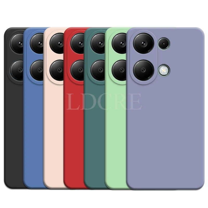 Para Xiaomi Redmi Note 13 Pro funda de silicona líquida Redmi Note 13 Pro funda protectora de TPU para teléfono Redmi Note 13 Pro cubierta
