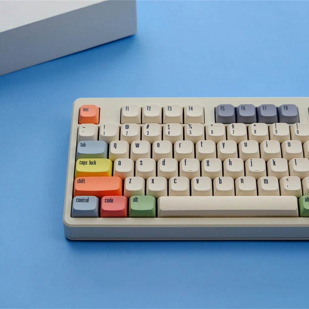 GMK-teclas de lona Dye Sub Keycap XDA PBT para teclado mecánico Gaming 75% teclas de colores Wooting minimalismo Retro personalizado DIY - imagen 4
