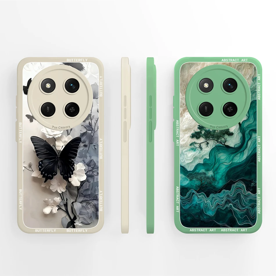 Para Honor Magic 7 Lite funda de teléfono garras de gato Fundas de dibujos animados para Honor Magic7Lite suave silicona líquida anticaída contraportada - imagen 4