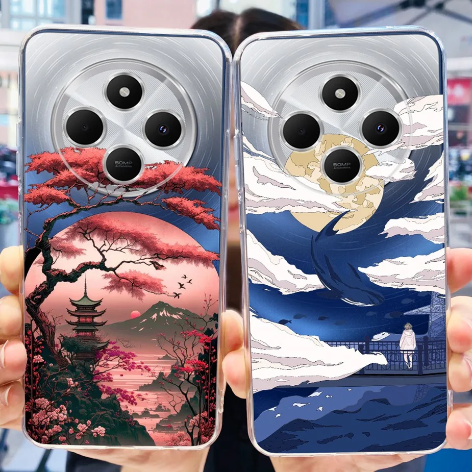 Para Xiaomi Redmi 14C funda elegante pintada 6,88 ''carcasa de silicona suave para Xiaomi Poco C75 C 75 PocoC75 Redmi14C fundas de teléfono - imagen 5