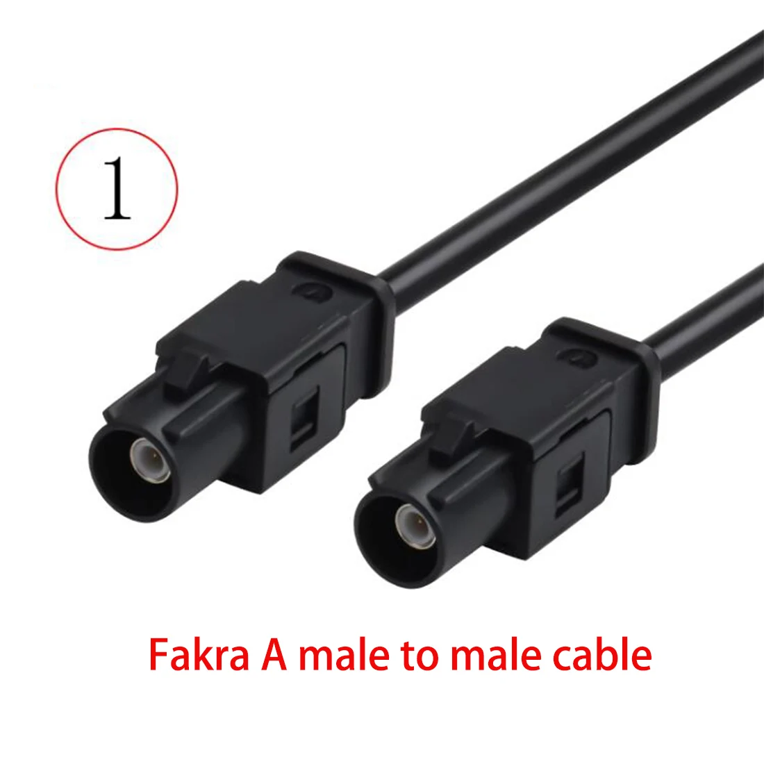 Fakra A/B/C/D/E/F/G/H/I/K/Z enchufe macho a adaptador de Cable Pigtail macho RG174 15cm /30cm/50cm/100cm venta al por mayor nuevo