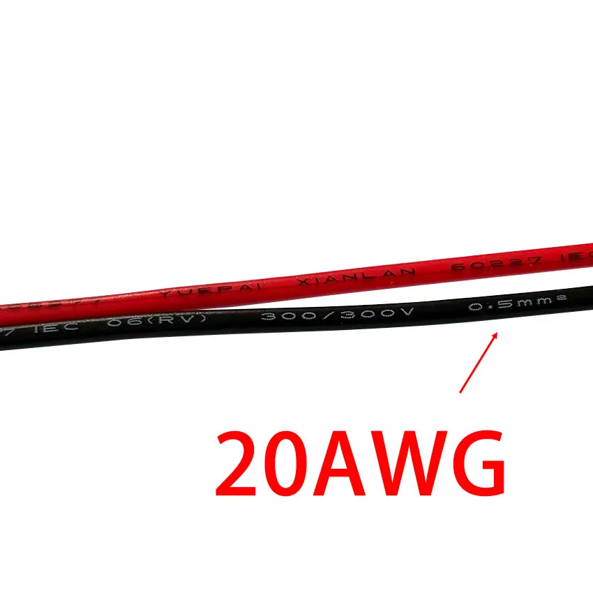 5/10 Uds conector hembra de alimentación CC con Cable 20AWG con cable 5,5*2,1 5,5*2,5mm toma de carga CC conector de alimentación hembra de alta corriente - imagen 2