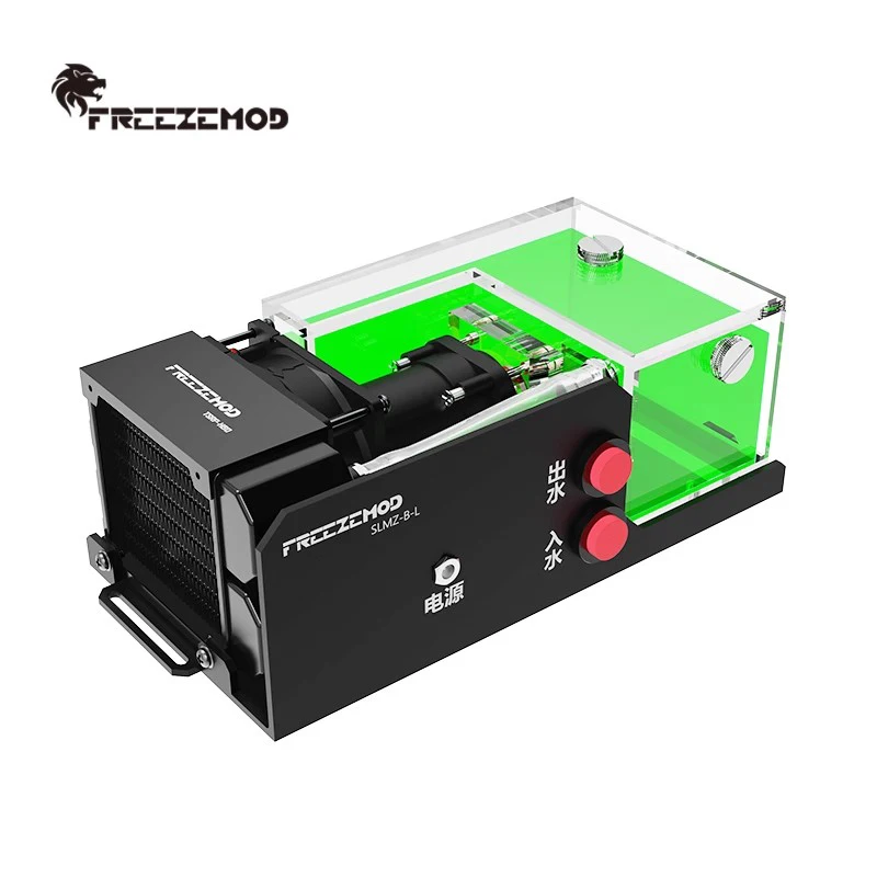 Módulo de belleza médica Industrial de refrigeración por agua, caja de bomba AIO + radiador de vía fluvial individual/doble de 80mm + SLMZ-B-L de depósito de 500ML - imagen 4