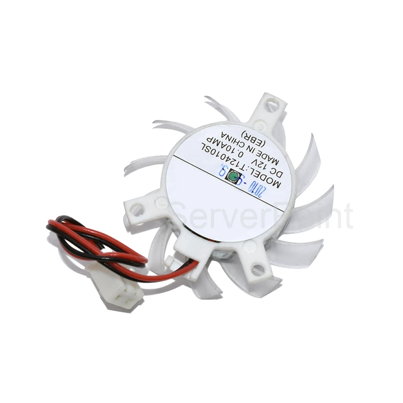 Original para T124010SL r124010sl 37mm 23x29x29mm 12V 0.10A 2 pines para Gigabyte GT210 ventilador de refrigeración para enfriador de tarjetas gráficas - imagen 3