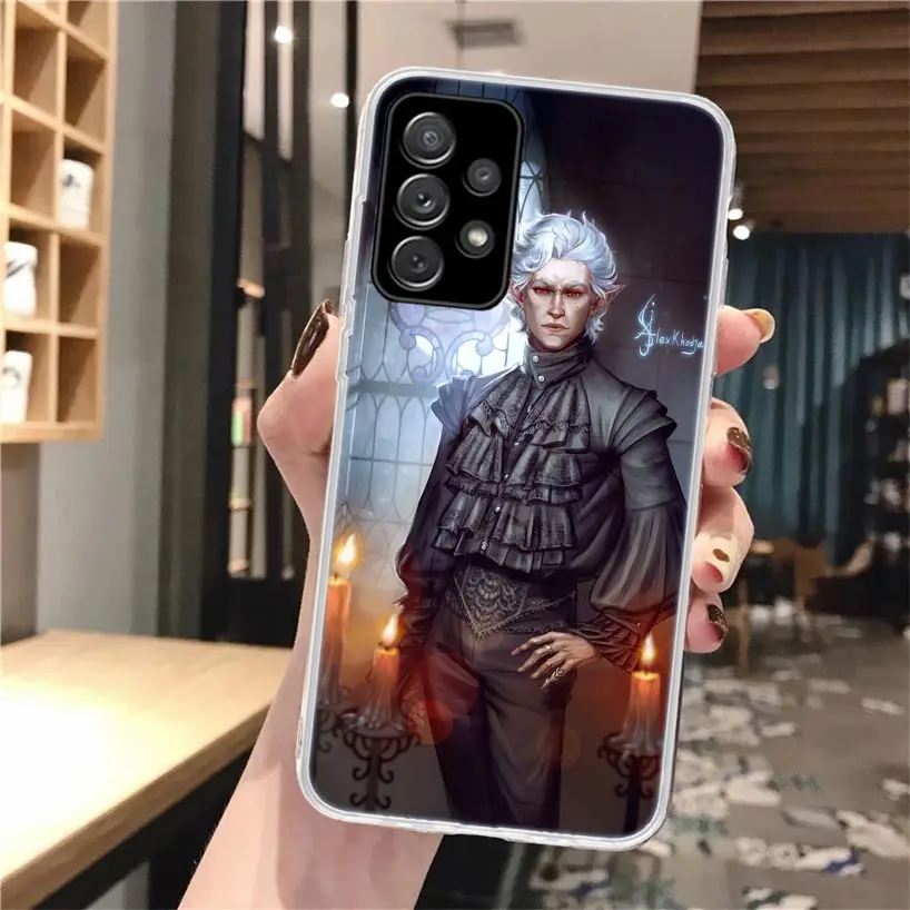 B-Baldur's Gate 3 BG3 Astarion funda de teléfono de silicona para Samsung Galaxy A52 A51 A50S A42 A32 A22 A12 A02S A30S A20S A10S A41 A31 A2 - imagen 5