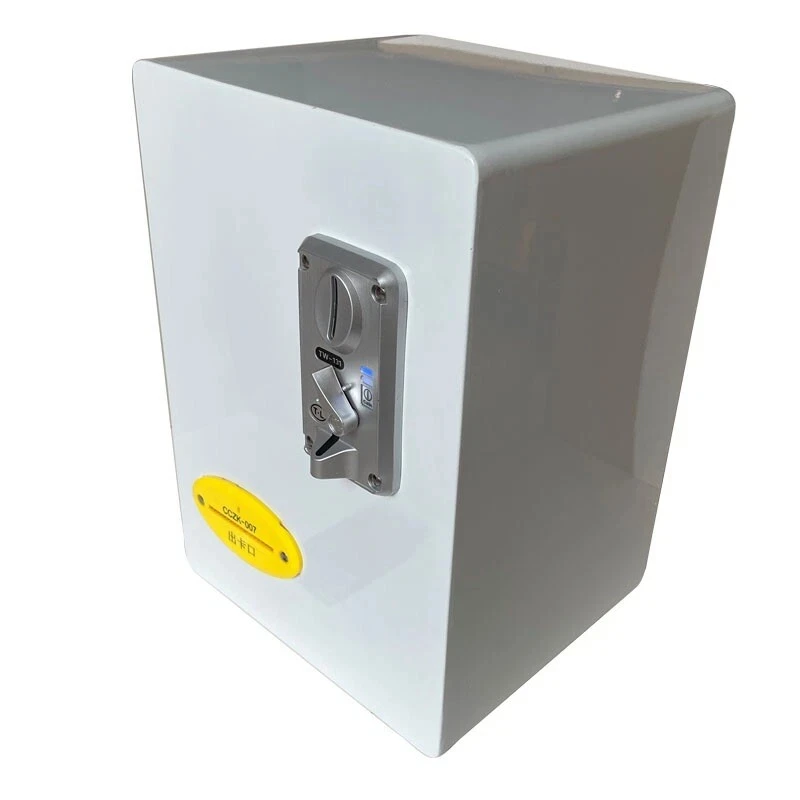 Máquina expendedora de tarjetas torcidas de tipo pequeño que funciona con monedas