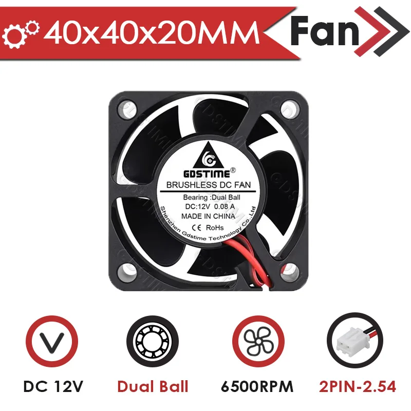 12V Dual Ball 2P2.54