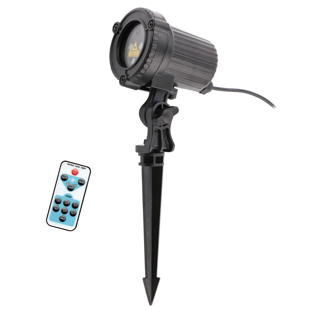 ALIEN Proyector RGB Exterior - Control Remoto Puntos Láser y Estrella - imagen 2