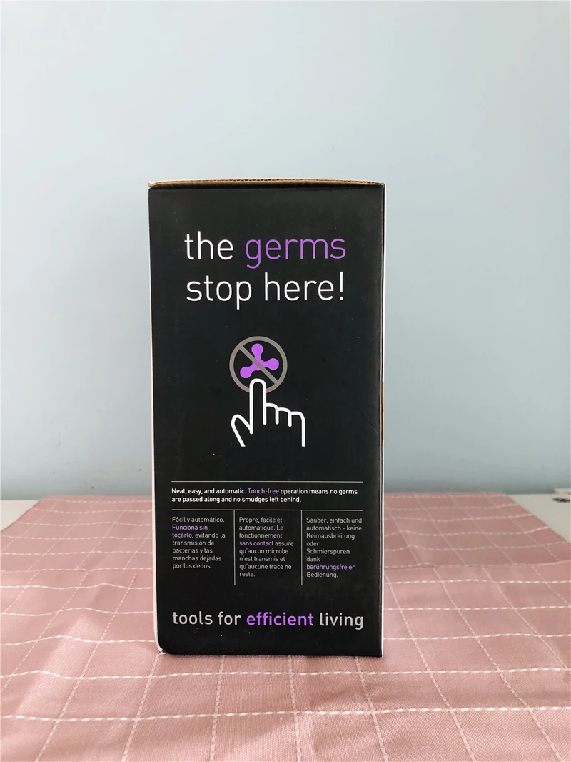 Spot the SimpleHuman-máquina desinfectante de manos por inducción automática de escritorio, jabón líquido, lavado de líquido - imagen 4