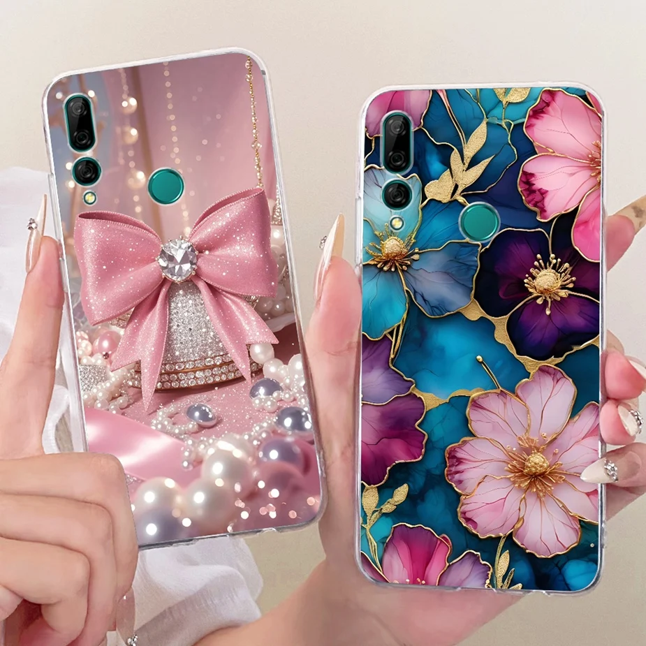 Para Huawei Y9 Prime 2019 funda de lujo pintada con mariposa funda de teléfono de silicona suave para Huawei P Smart Z PSmartZ STK-LX1 Shell - imagen 3