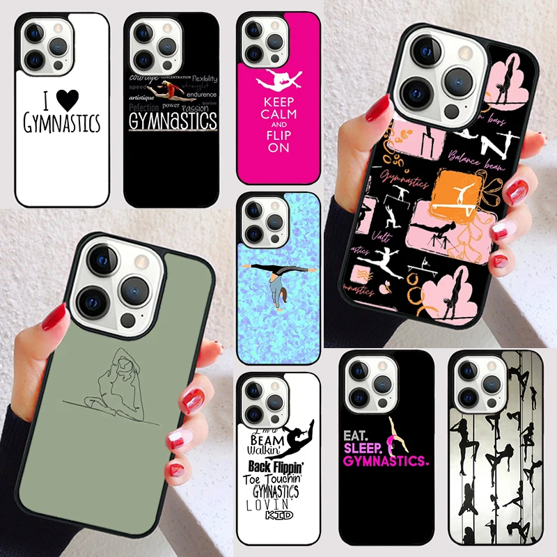 Funda de gimnasia de amor para iPhone, 15, 16, 13, 12, 11, 14 Pro Max, Mini Max, SE 2020, 7, 8, 6S Plus, funda de teléfono