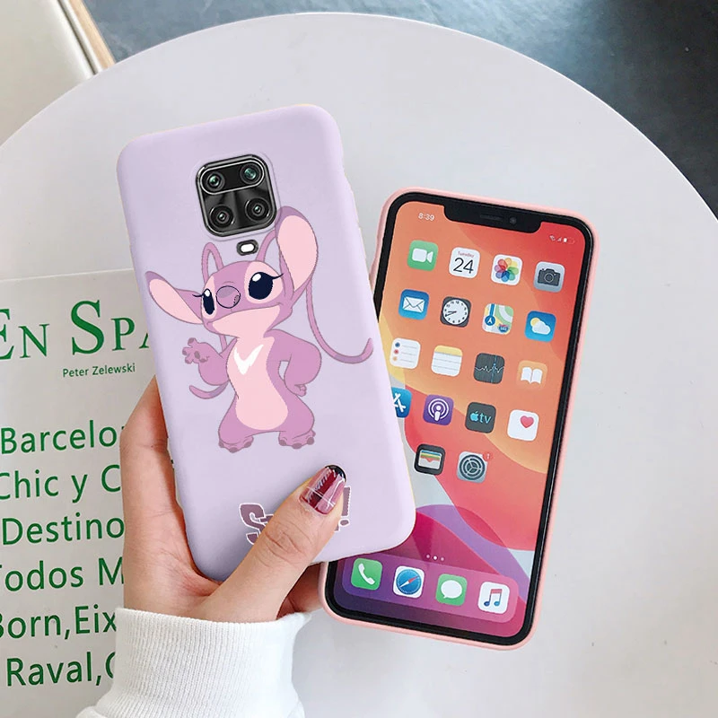 Funda de teléfono Lilo Stitch para Redmi Note 9 Pro Max 9S, Funda de silicona suave con dibujos animados para Redmi Note 9 Pro Capa - imagen 4