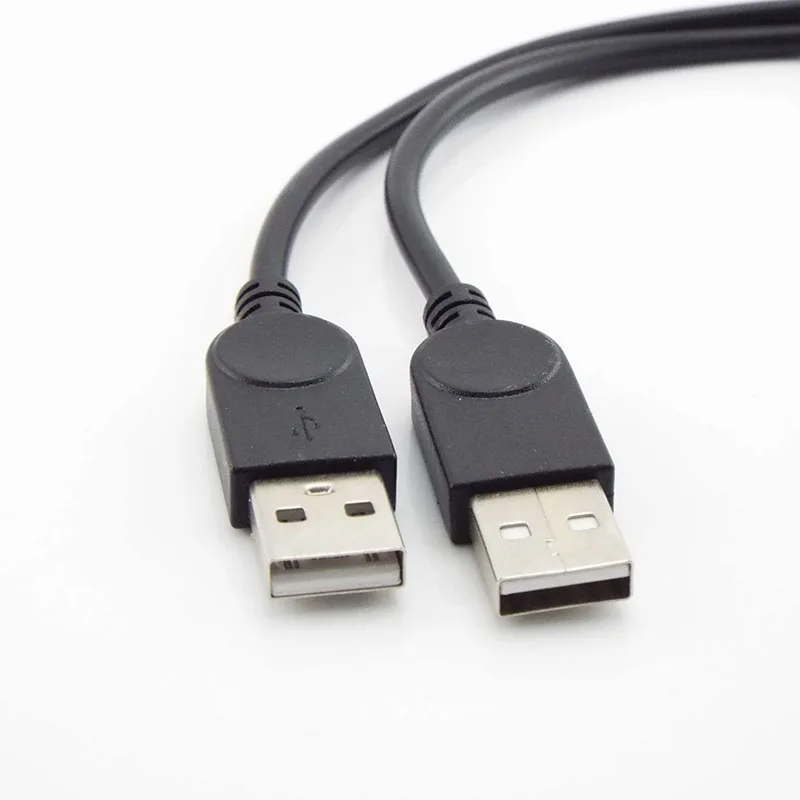 USB 2,0 3,0 A hembra A doble USB macho 2 doble USB 2,0 fuente de alimentación macho hembra Cable de extensión divisor carga para impresoras pc - imagen 4