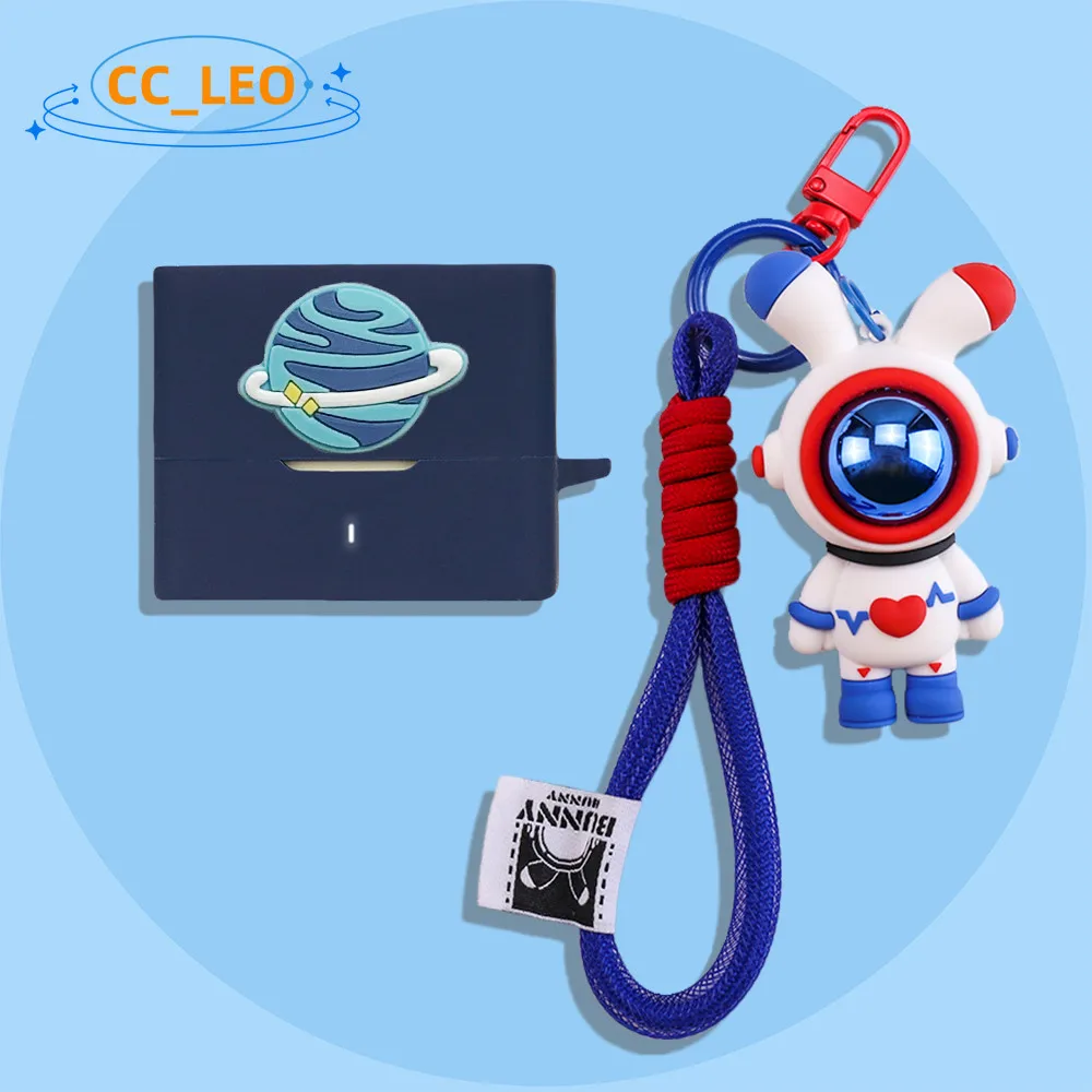 Para MoonDrop Space Travel/2 funda de pato de peluche de dibujos animados llavero funda suave de silicona MoonDrop funda protectora Ultra sónica - imagen 5