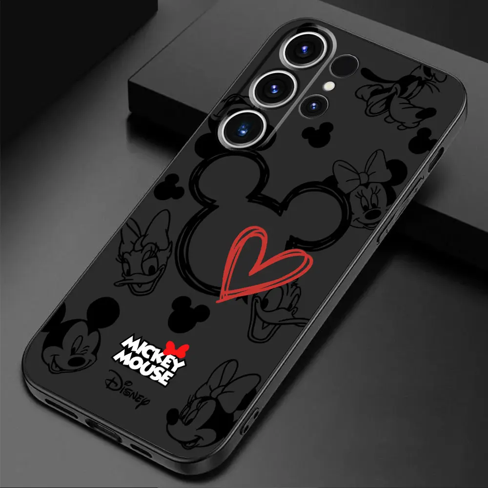 Funda blanda de TPU con Logo de Mickey Minnie de Disney para Samsung Galaxy S22 Plus S21 5G S23 Ultra S21 FE S20 S24 Ultra S23 - imagen 3